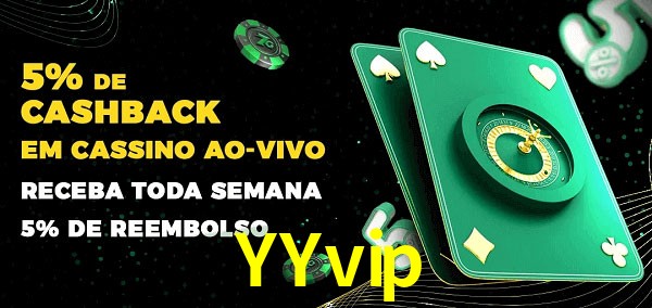 Promoções do cassino ao Vivo YYvip